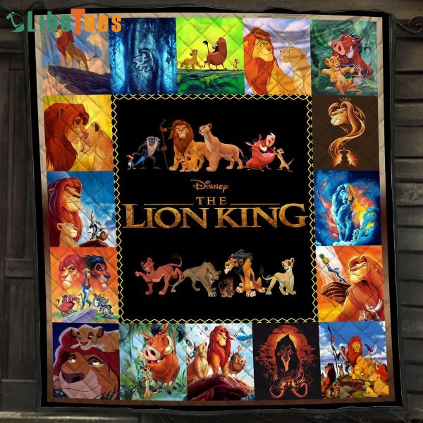 The Lion King 1994 Movies Disney Quilt Blanket, Gifts For Disney Lovers