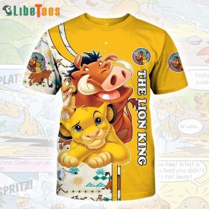 The Lion King Disney 3D T-shirt, Gifts For Disney Lovers