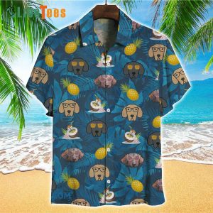 Tropical Retriever Dog Hawaiian Shirt