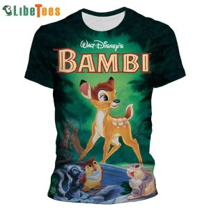 Walf Disney Bambi Disney 3D T-shirt, Gifts For Disney Lovers