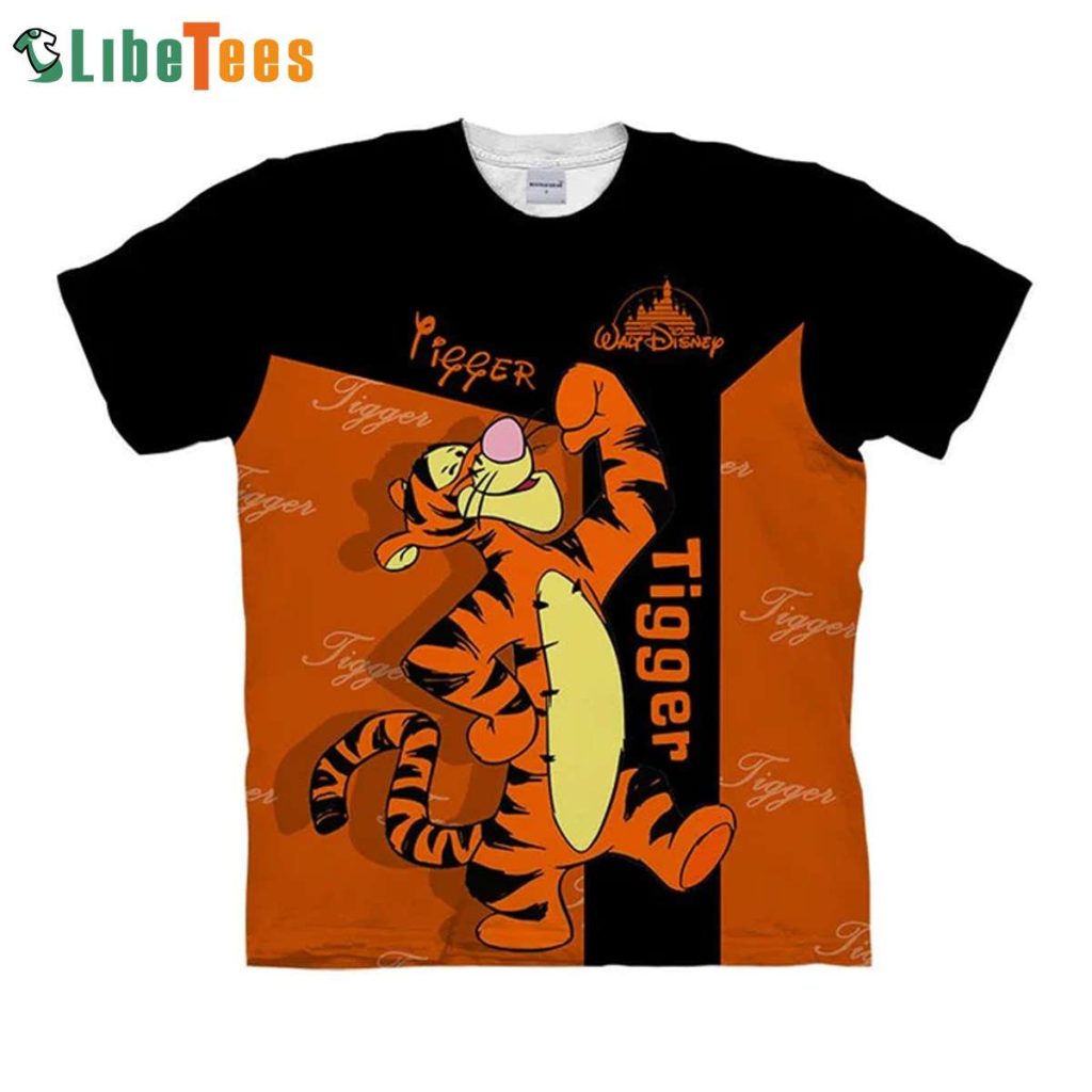 Walt Disney Walking Tigger Disney 3D T-shirt