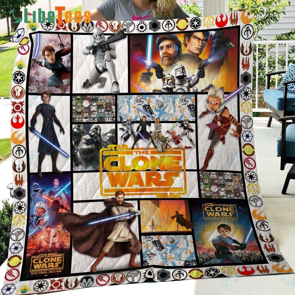 Star wars clone wars blanket hot sale