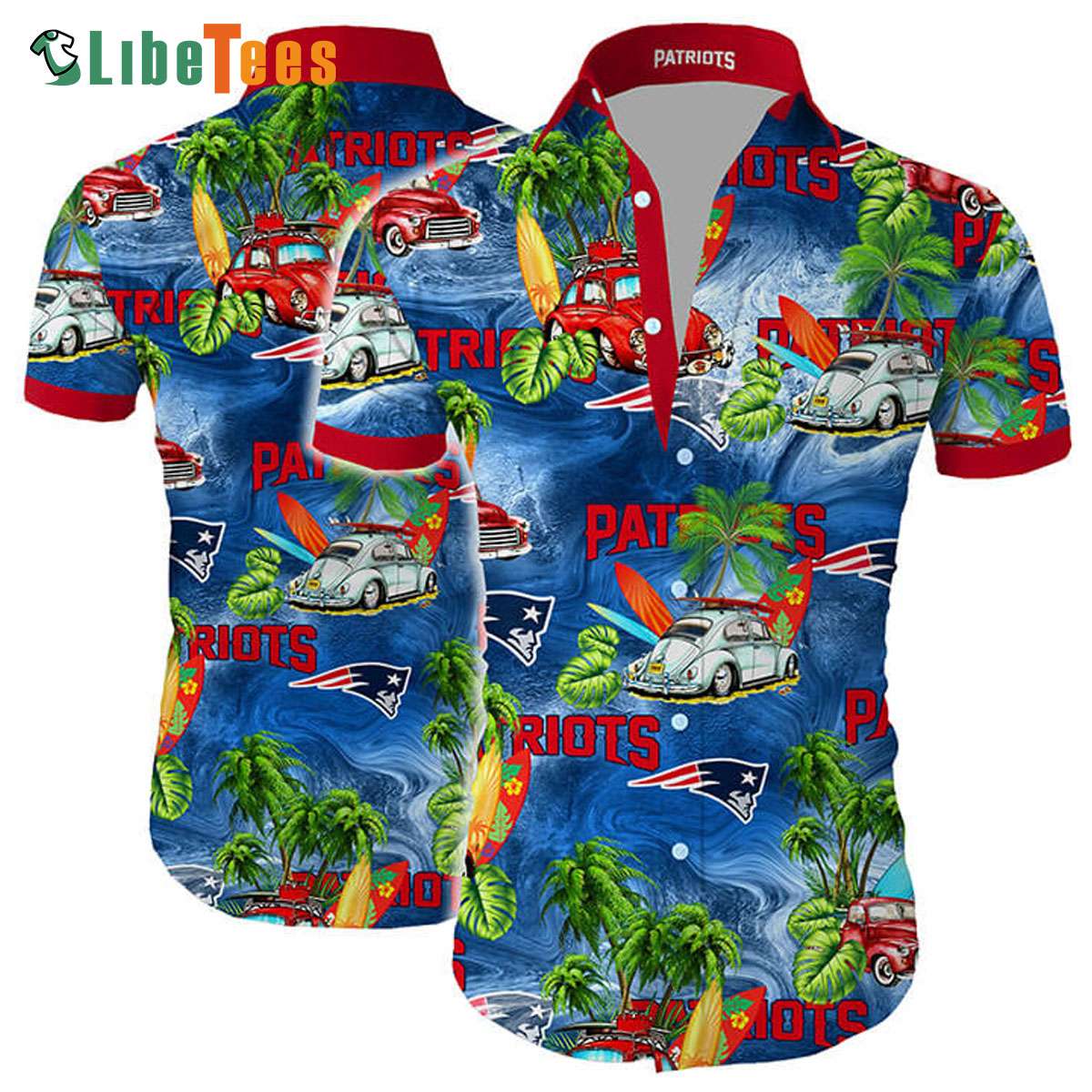 patriots aloha shirt