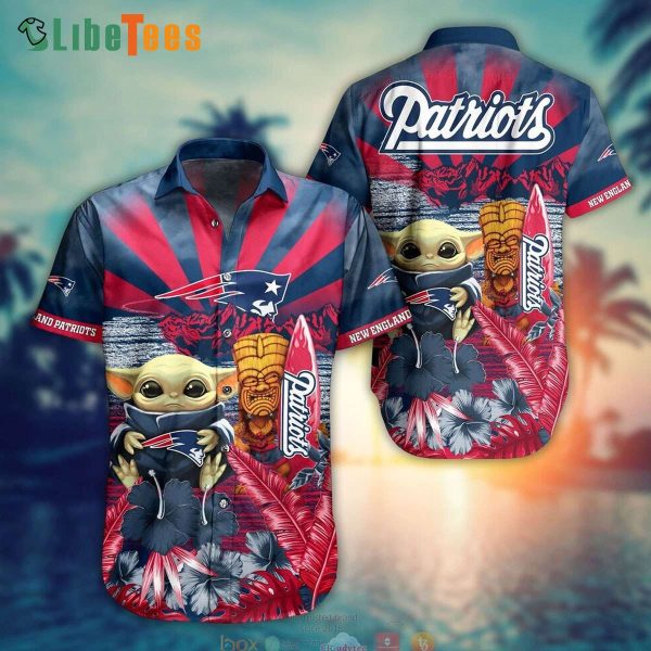 Baby Yoda Patriots Hawaiian Shirt Patriots Gift