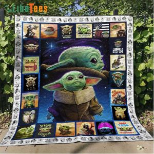Baby Yoda Star Wars Quilt Blanket, Best Gifts For Star Wars Fans