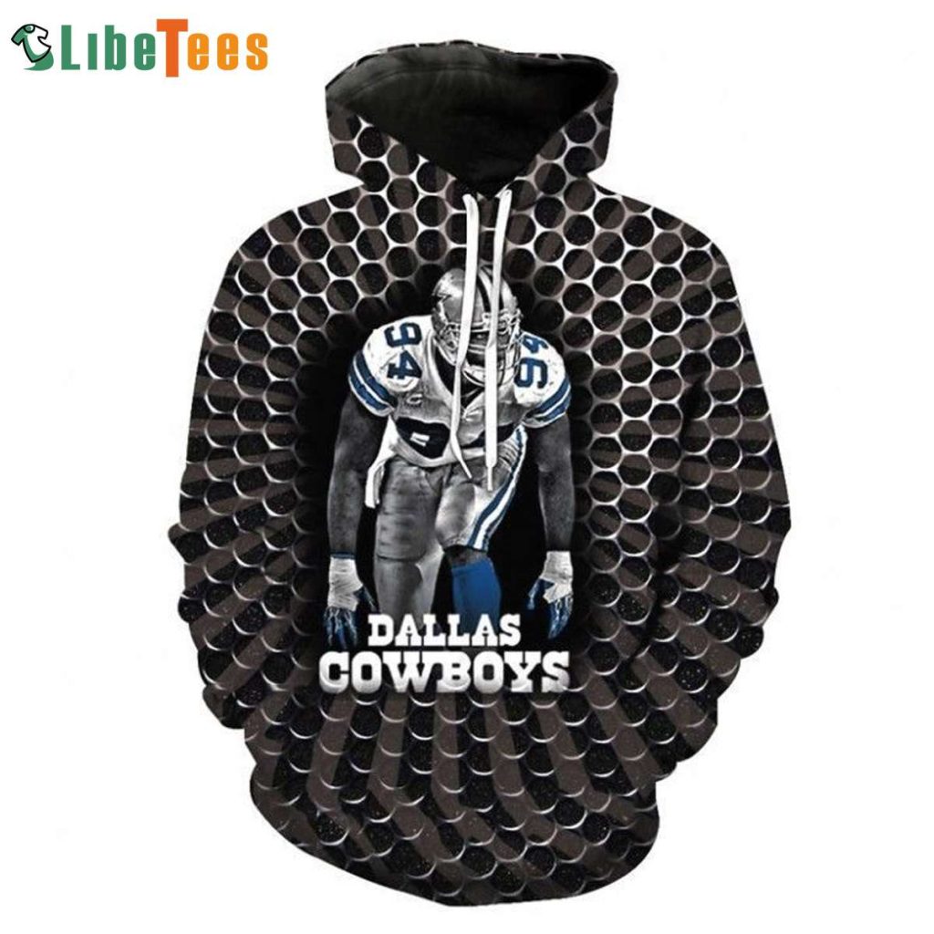 Black Dallas Cowboys America's Team, Dallas Cowboys 3D Hoodie