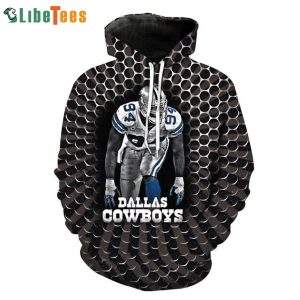Black Dallas Cowboys America’s Team, Dallas Cowboys 3D Hoodie