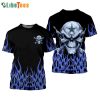Blue Flame And NFL Dallas Cowboys 3D T-shirt