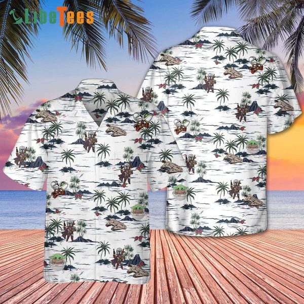 Boba Fett Yoda Island Star Wars Hawaiian Shirt, Gifts For Star Wars Fans