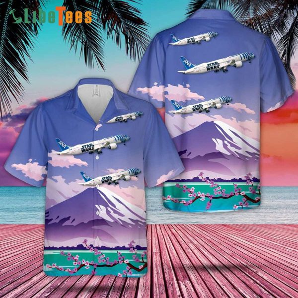 Boeing 787-9 Dreamliner Star Wars Hawaiian Shirt, Star Wars Gift Ideas