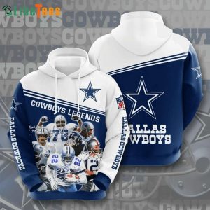 Cowboys Legends NFL Dallas Cowboys 3D Hoodie