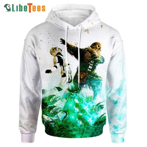 ChewBacca Stormtrooper Star Wars 3D Hoodie, Gifts For Star Wars Fans