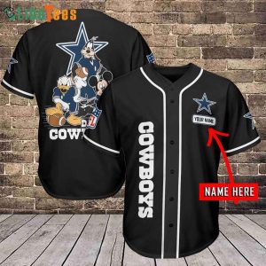 Dallas Cowboys Baseball Jersey, Personalized Mickey Mouse And Friends, Dallas Cowboys Gift Set