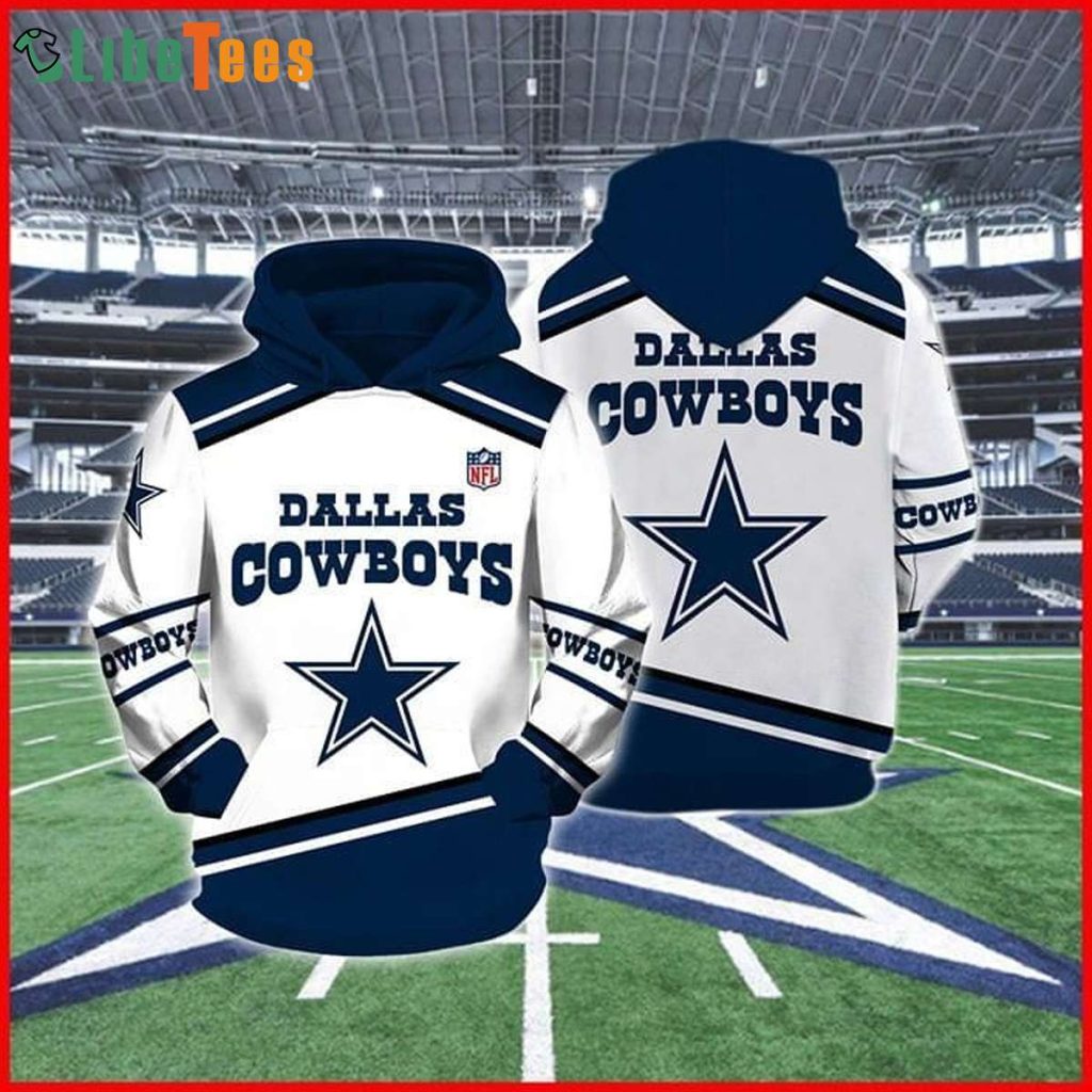 Dallas Cowboys Logo 3D Hoodie