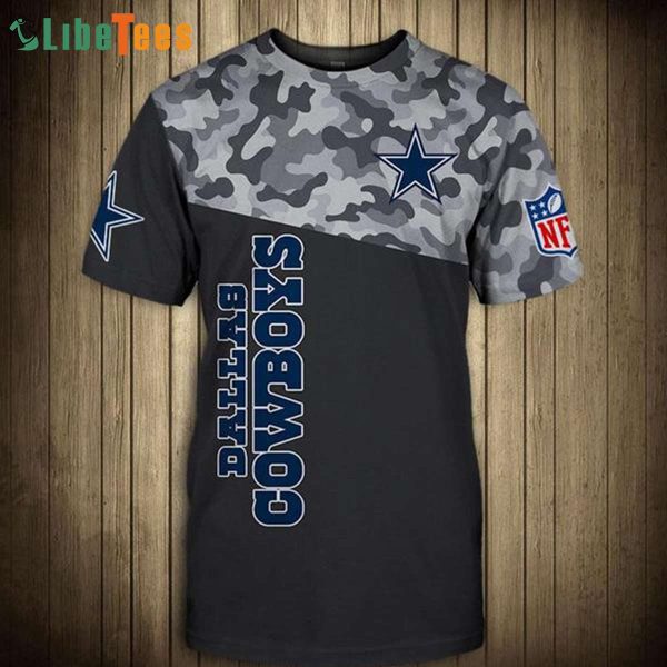 Dallas Cowboys Military 3D T-shirt