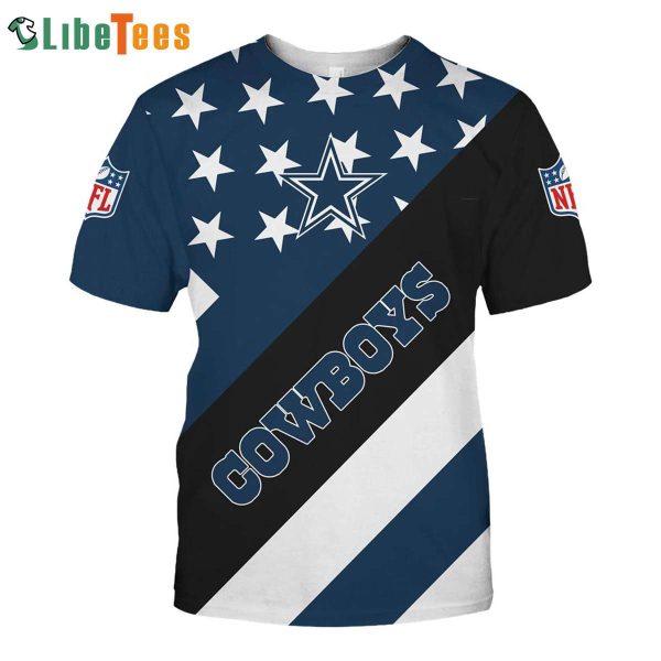 Dallas Cowboys Short Sleeve 3D T-shirt