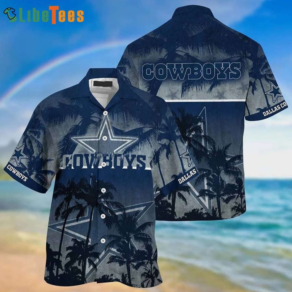 Dallas Cowboys Tropical Pattern Hawaiian Shirt