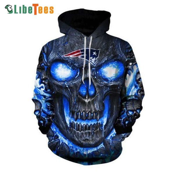 Darkness My Old Friend Skull New England Patriots Hoodie, Gifts For Patriots Fans