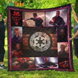 Darth Maul Star Wars Premium Quilt Blanket, Star Wars Presents
