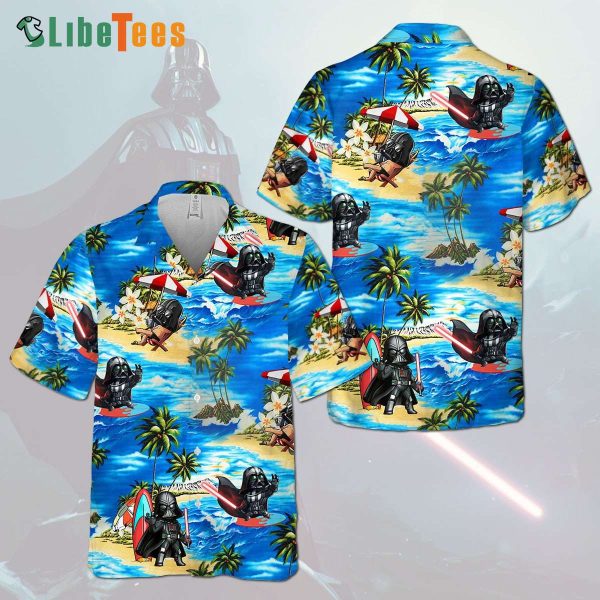 Darth Vader Beach Star Wars Hawaiian Shirt, Star Wars Gift Ideas