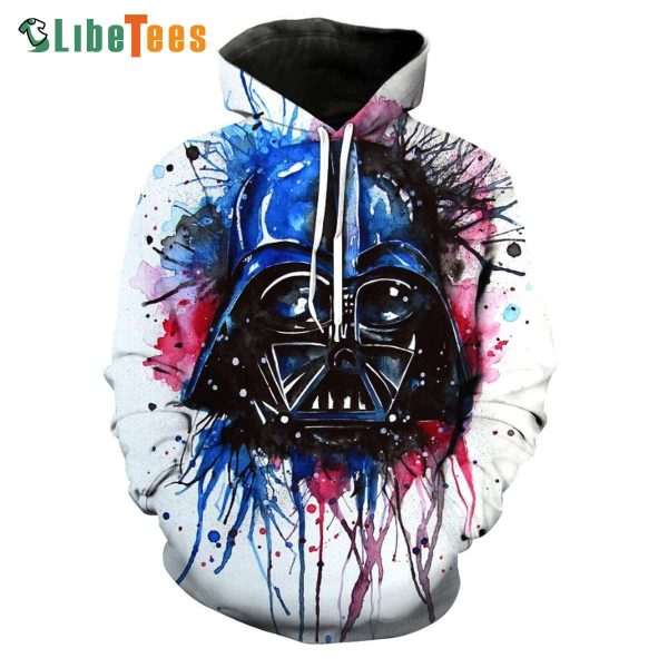 Darth Vader Paint Star Wars 3D Hoodie, Star Wars Gift Ideas