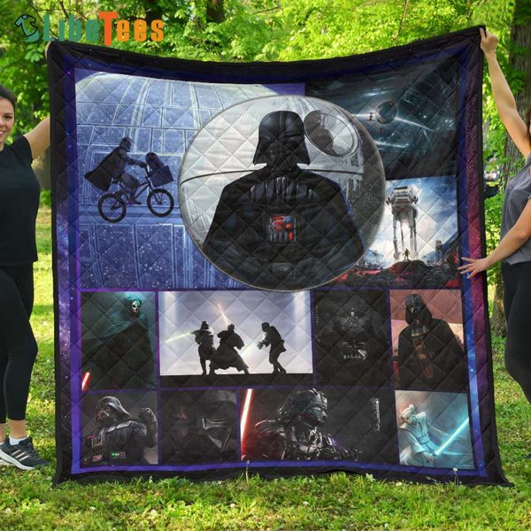 Darth Vader Star Wars Premium Quilt Blanket, Star Wars Presents