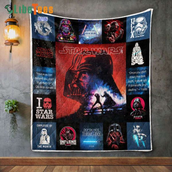 Darth Vader Star Wars Quilt Blanket, Star Wars Presents