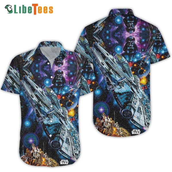 Darth Vader Starships Universe Star Wars Hawaiian Shirt