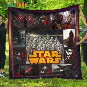 Darth Vader Villians Star Wars Quilt Blanket, Star Wars Presents