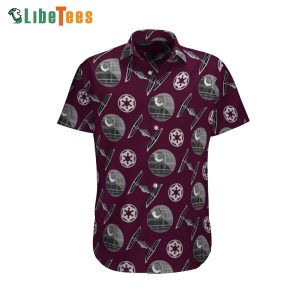 Death Star Spaceships Star Wars Hawaiian Shirt