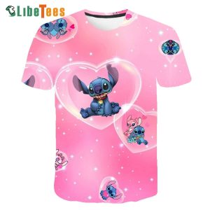 Disney Lilo And Stitch Angel Pink, Stitch T Shirt, Cute Disney Gifts
