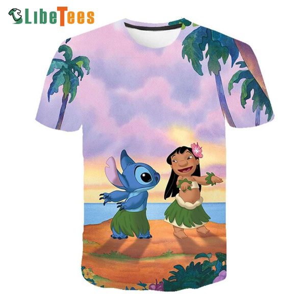 Disney Lilo And Stitch Dancing, Stitch T Shirt, Cute Disney Gifts