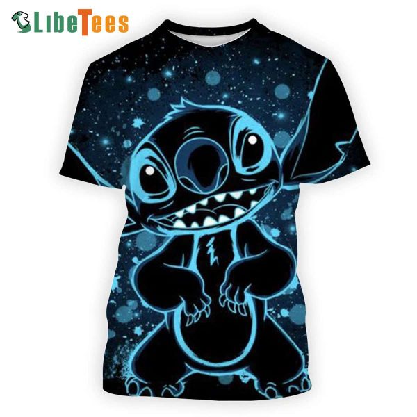 Disney Lilo And Stitch Light Blue, Stitch T Shirt, Disney Fannatic Gifts