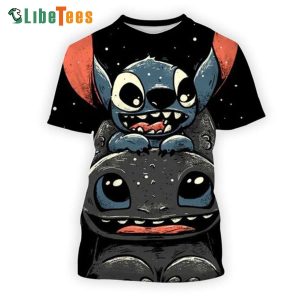 Disney Lilo And Stitch Toothless, Stitch T Shirt, Cute Disney Gifts