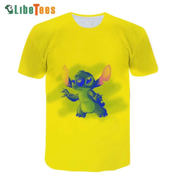 Disney Lilo And Stitch Yellow, Stitch T Shirt, Disney Gift Ideas