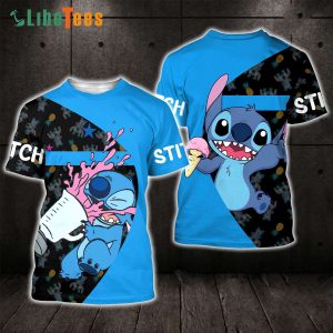 Disney Lilo And Stitch Pineapple Pattern, Stitch T Shirt, Unique Disney Gifts