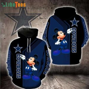 Disney Mickey Dallas Cowboys 3D Hoodie