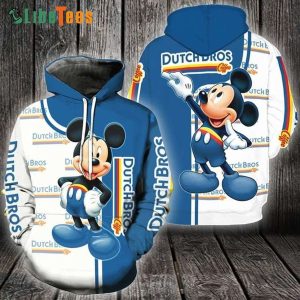 Disney Mickey Mouse Dutch Bros, Mickey Mouse Hoodie, Disney Gift Ideas