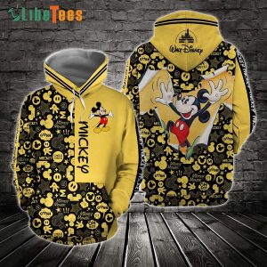 Disney Mickey Mouse Ear Pattern, Mickey Mouse Hoodie, Cool Disney Gifts