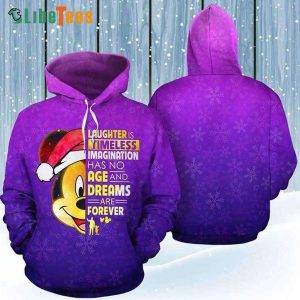 Disney Mickey Mouse Face Purple, Mickey Mouse Hoodie, Disney Fannatic Gifts