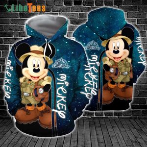 Disney Mickey Mouse Galaxy Jungle Tour, Mickey Mouse Hoodie, Cool Disney Gifts