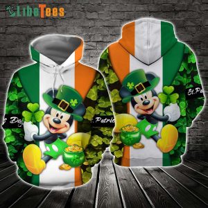 Disney Mickey Mouse Irish Flag St Patricks Day, Mickey Mouse Hoodie, Cute Disney Gifts