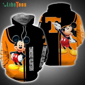 Disney Mickey Mouse Paints Logo Tennessee Volunteers, Mickey Mouse Hoodie, Disney Lovers Gifts