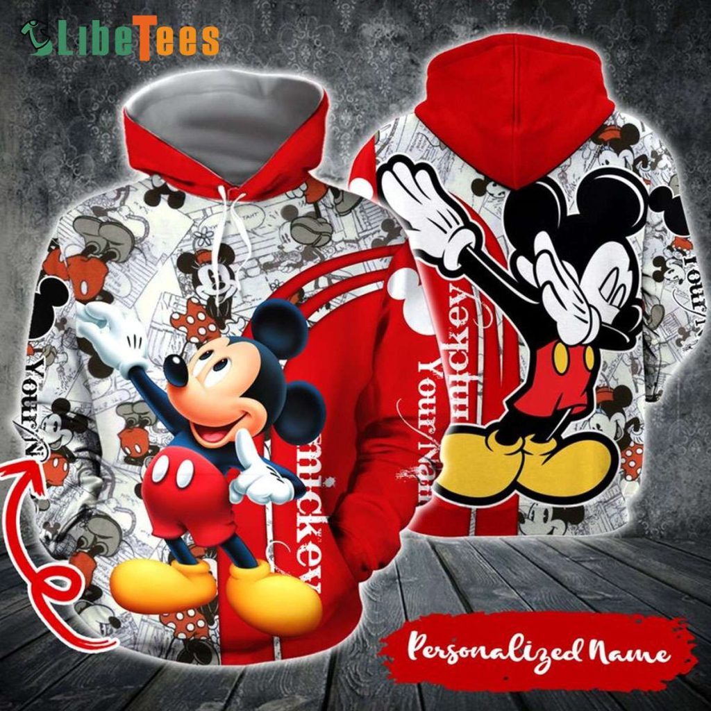 Disney Mickey Mouse Personalized Dab Dance Mickey Mouse Hoodie Best