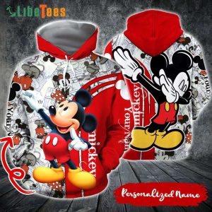 Disney Mickey Mouse Personalized Dab Dance, Mickey Mouse Hoodie, Best Disney Gifts