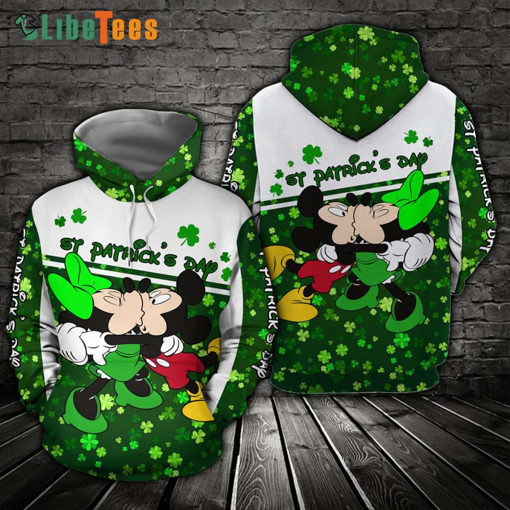 Disney Mickey Mouse St Patricks Day Mickey Mouse Hoodie Cool Disney