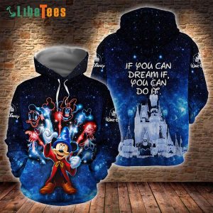 Disney Mickey Mouse The Magic Kingdom, Mickey Mouse Hoodie, Cute Disney Gifts