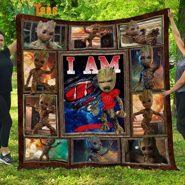 I Am Groot Star Wars Quilt Blanket, Gifts For Star Wars Lovers