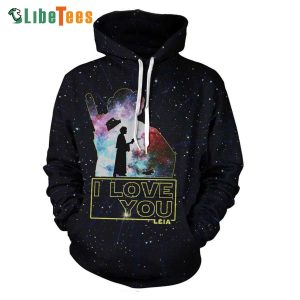 I Love You Star Wars 3D Hoodie, Cool Star Wars Gifts