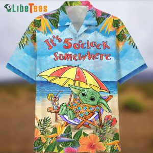 Its 5 O Clock Somewhere Star Wars Hawaiian Shirt, Cool Star Wars Gifts